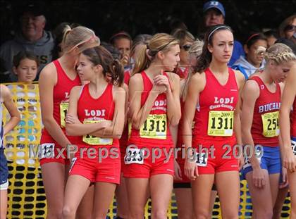 Thumbnail 1 in CIF State Cross Country Championships (D1 Girls) photogallery.