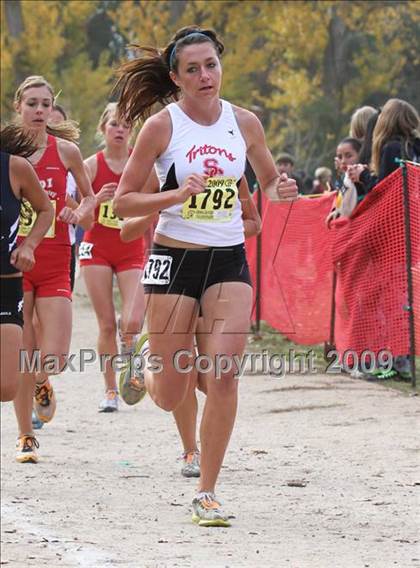 Thumbnail 2 in CIF State Cross Country Championships (D1 Girls) photogallery.