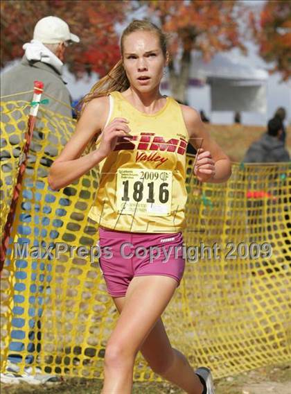 Thumbnail 2 in CIF State Cross Country Championships (D1 Girls) photogallery.