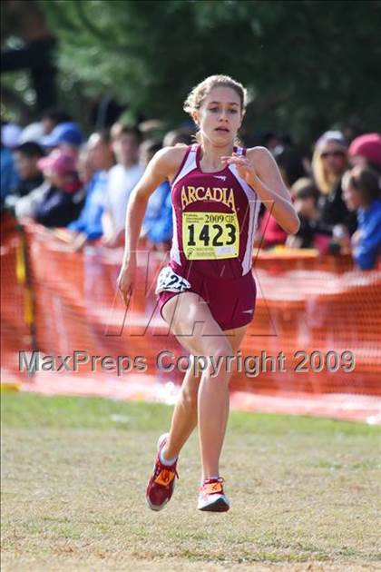 Thumbnail 2 in CIF State Cross Country Championships (D1 Girls) photogallery.