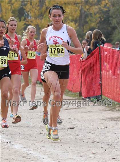 Thumbnail 3 in CIF State Cross Country Championships (D1 Girls) photogallery.