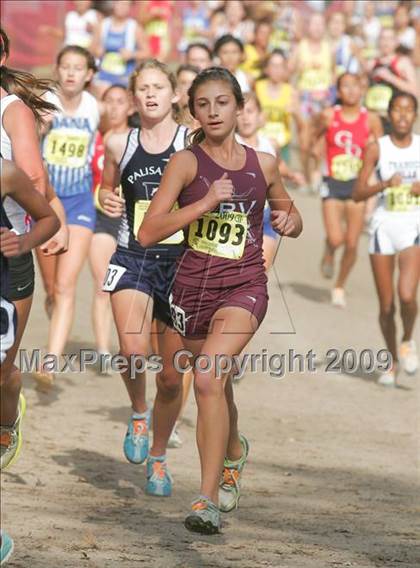 Thumbnail 1 in CIF State Cross Country Championships (D1 Girls) photogallery.