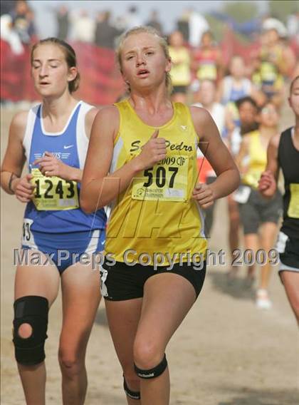 Thumbnail 3 in CIF State Cross Country Championships (D1 Girls) photogallery.