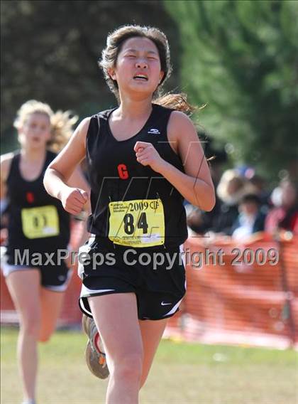 Thumbnail 1 in CIF State Cross Country Championships (D1 Girls) photogallery.