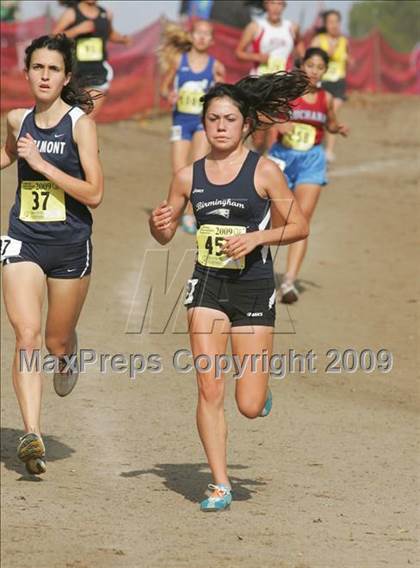 Thumbnail 3 in CIF State Cross Country Championships (D1 Girls) photogallery.