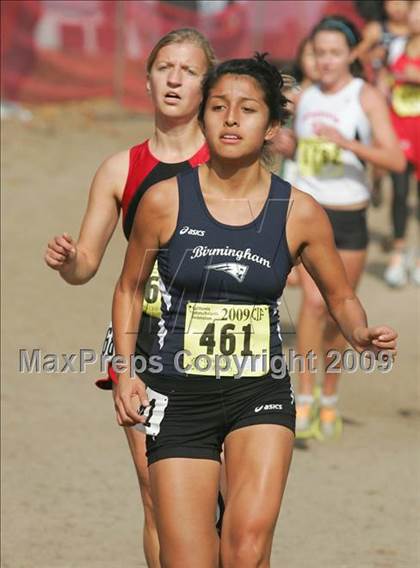 Thumbnail 2 in CIF State Cross Country Championships (D1 Girls) photogallery.