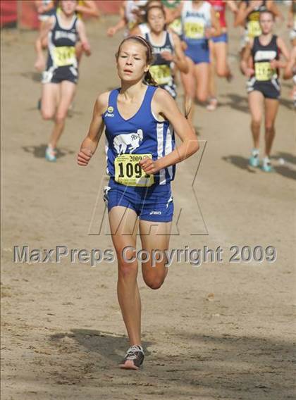 Thumbnail 2 in CIF State Cross Country Championships (D1 Girls) photogallery.