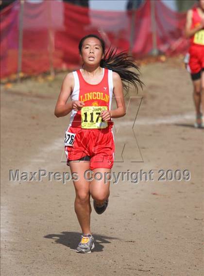 Thumbnail 1 in CIF State Cross Country Championships (D1 Girls) photogallery.