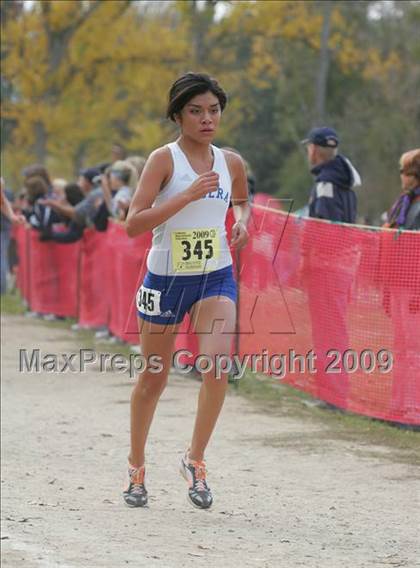 Thumbnail 1 in CIF State Cross Country Championships (D1 Girls) photogallery.