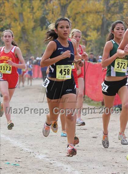 Thumbnail 1 in CIF State Cross Country Championships (D1 Girls) photogallery.