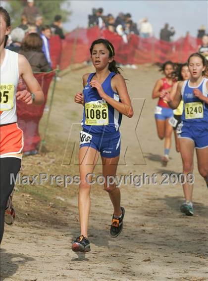 Thumbnail 1 in CIF State Cross Country Championships (D1 Girls) photogallery.
