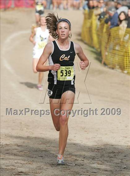 Thumbnail 1 in CIF State Cross Country Championships (D1 Girls) photogallery.