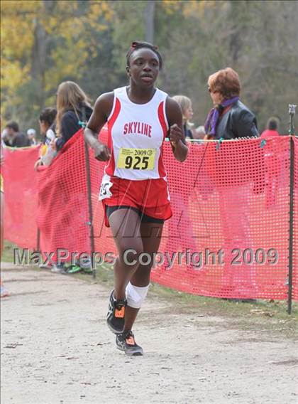 Thumbnail 1 in CIF State Cross Country Championships (D1 Girls) photogallery.