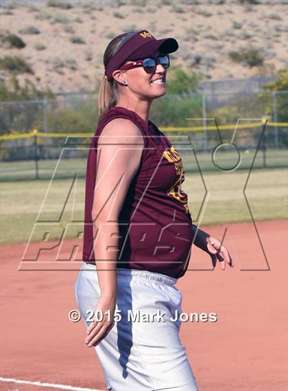Thumbnail 2 in Millennium vs. Mountain Pointe (Desert Mountain Tournament) photogallery.