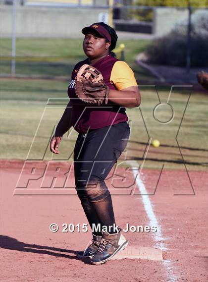 Thumbnail 3 in Millennium vs. Mountain Pointe (Desert Mountain Tournament) photogallery.