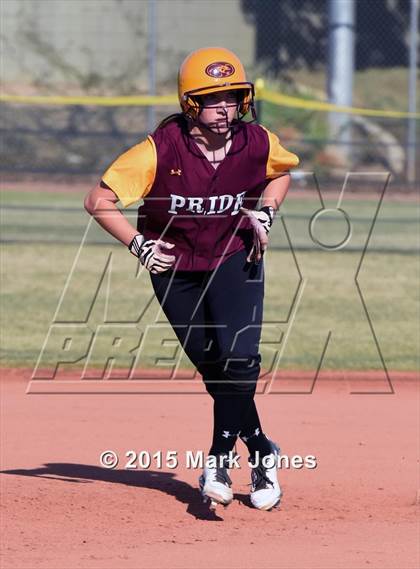 Thumbnail 2 in Millennium vs. Mountain Pointe (Desert Mountain Tournament) photogallery.