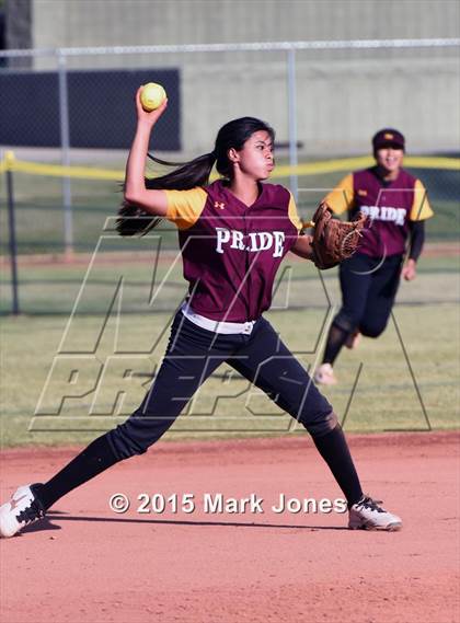 Thumbnail 2 in Millennium vs. Mountain Pointe (Desert Mountain Tournament) photogallery.