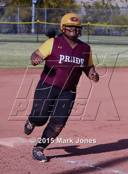 Thumbnail 3 in Millennium vs. Mountain Pointe (Desert Mountain Tournament) photogallery.