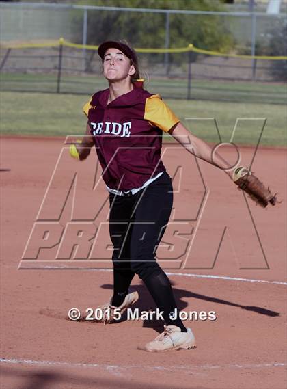 Thumbnail 1 in Millennium vs. Mountain Pointe (Desert Mountain Tournament) photogallery.