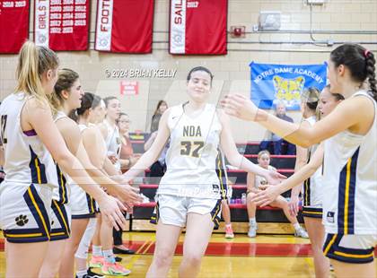 Thumbnail 2 in Notre Dame Academy vs Nashoba Regional	(MIAA Division 2 Sweet 16) photogallery.