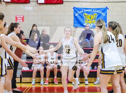 Thumbnail 3 in Notre Dame Academy vs Nashoba Regional	(MIAA Division 2 Sweet 16) photogallery.
