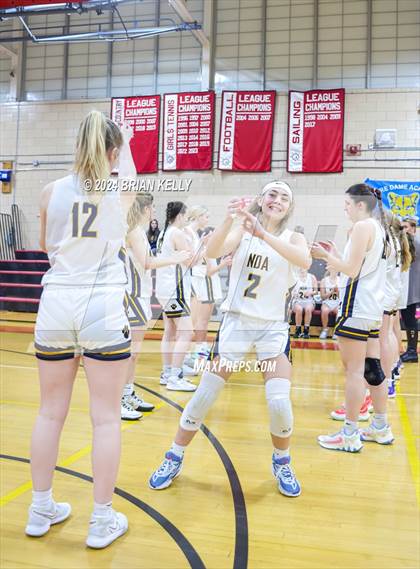 Thumbnail 2 in Notre Dame Academy vs Nashoba Regional	(MIAA Division 2 Sweet 16) photogallery.