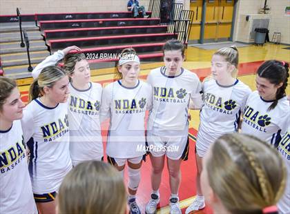 Thumbnail 2 in Notre Dame Academy vs Nashoba Regional	(MIAA Division 2 Sweet 16) photogallery.