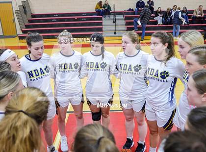 Thumbnail 1 in Notre Dame Academy vs Nashoba Regional	(MIAA Division 2 Sweet 16) photogallery.