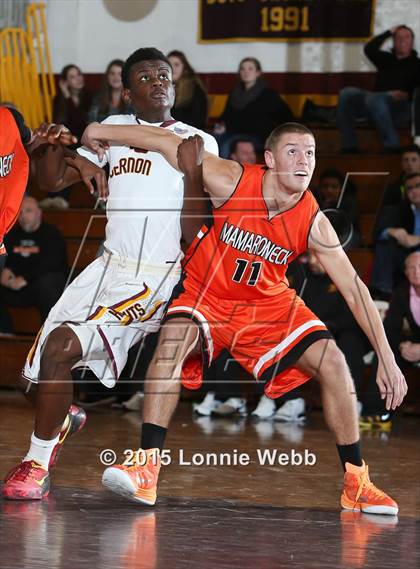 Thumbnail 1 in Mamaroneck vs Mt. Vernon (Coaches vs Cancer Super Classic) photogallery.