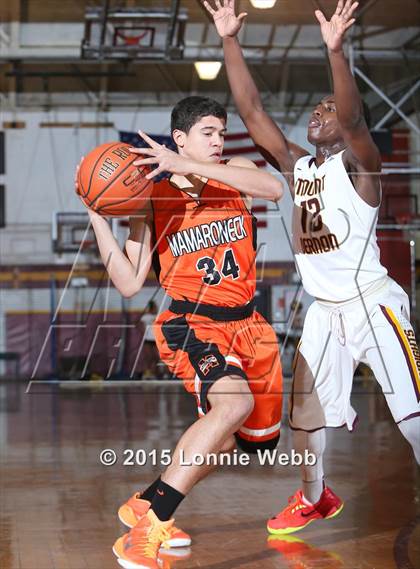 Thumbnail 2 in Mamaroneck vs Mt. Vernon (Coaches vs Cancer Super Classic) photogallery.