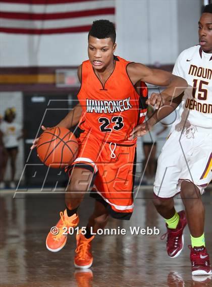 Thumbnail 1 in Mamaroneck vs Mt. Vernon (Coaches vs Cancer Super Classic) photogallery.