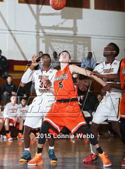 Thumbnail 2 in Mamaroneck vs Mt. Vernon (Coaches vs Cancer Super Classic) photogallery.