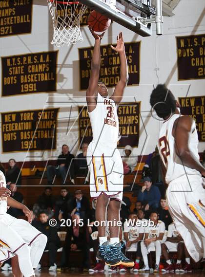 Thumbnail 1 in Mamaroneck vs Mt. Vernon (Coaches vs Cancer Super Classic) photogallery.