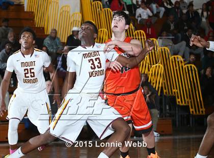 Thumbnail 2 in Mamaroneck vs Mt. Vernon (Coaches vs Cancer Super Classic) photogallery.
