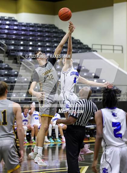 Thumbnail 3 in Crandall vs Dallas Christian (Kaufman Holiday Tournament) photogallery.