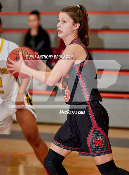 Thumbnail 2 in St. Francis vs. Inderkum (Roseville Elite Showcase) photogallery.
