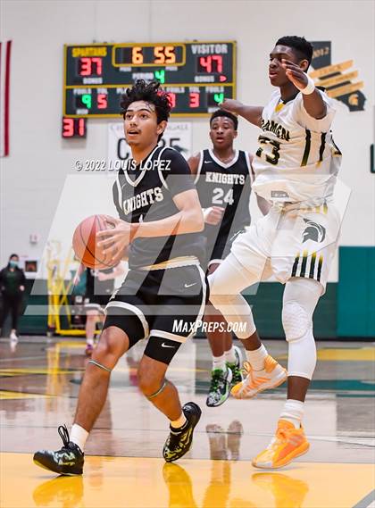 Thumbnail 1 in Bishop Montgomery @ Damien (CIF SS Open DIV Playoff) photogallery.