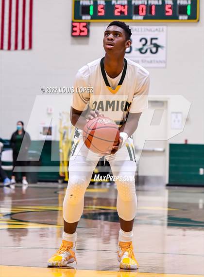 Thumbnail 1 in Bishop Montgomery @ Damien (CIF SS Open DIV Playoff) photogallery.