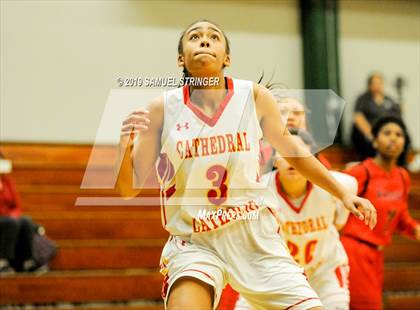 Thumbnail 2 in Cathedral Catholic vs. West Campus (St.Mary's Stockton MLK Classic) photogallery.
