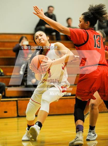 Thumbnail 3 in Cathedral Catholic vs. West Campus (St.Mary's Stockton MLK Classic) photogallery.
