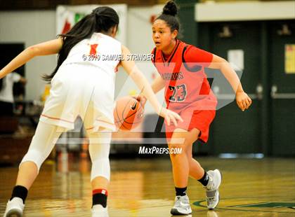 Thumbnail 2 in Cathedral Catholic vs. West Campus (St.Mary's Stockton MLK Classic) photogallery.