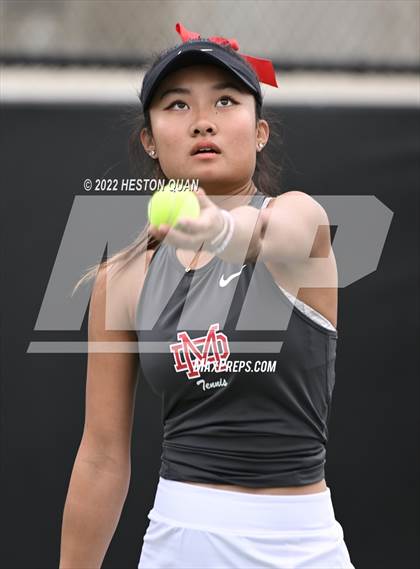Thumbnail 2 in CIF-SS Girls Indvidual Tennis (Semi-Final/Final Rounds) photogallery.