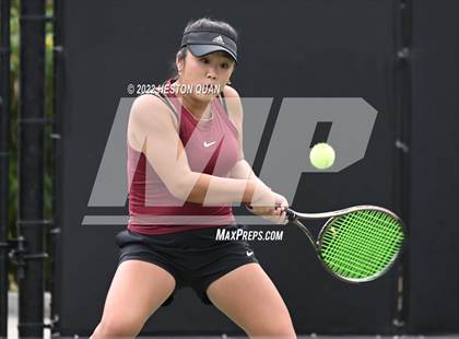 Thumbnail 3 in CIF-SS Girls Indvidual Tennis (Semi-Final/Final Rounds) photogallery.