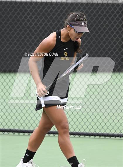 Thumbnail 1 in CIF-SS Girls Indvidual Tennis (Semi-Final/Final Rounds) photogallery.