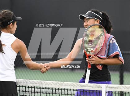 Thumbnail 3 in CIF-SS Girls Indvidual Tennis (Semi-Final/Final Rounds) photogallery.
