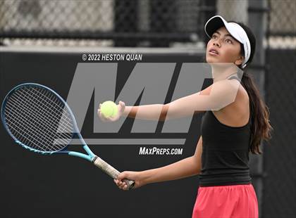 Thumbnail 3 in CIF-SS Girls Indvidual Tennis (Semi-Final/Final Rounds) photogallery.