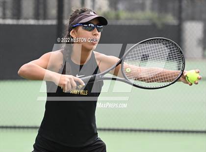 Thumbnail 3 in CIF-SS Girls Indvidual Tennis (Semi-Final/Final Rounds) photogallery.