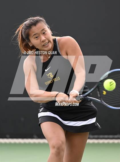 Thumbnail 2 in CIF-SS Girls Indvidual Tennis (Semi-Final/Final Rounds) photogallery.