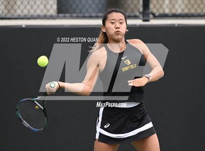 Thumbnail 2 in CIF-SS Girls Indvidual Tennis (Semi-Final/Final Rounds) photogallery.