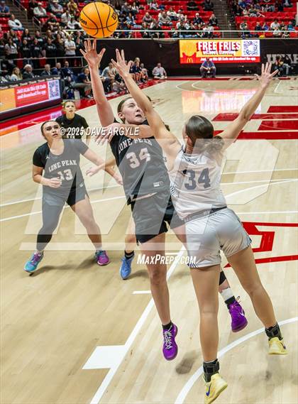 Thumbnail 2 in Lone Peak vs. Copper Hills (UHSAA 6A Final) photogallery.